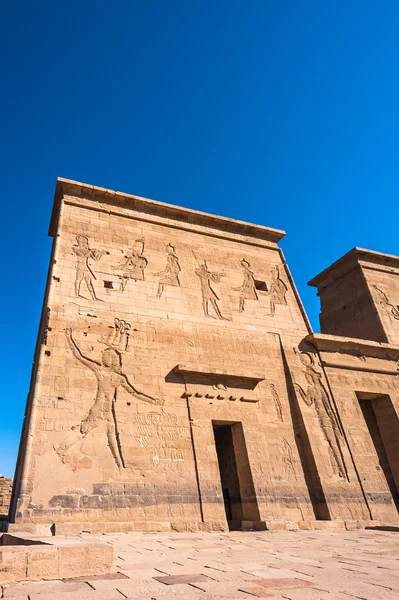 Tempel van Isis van Philae (Agilkia eiland in Lake Nasser) — Stockfoto