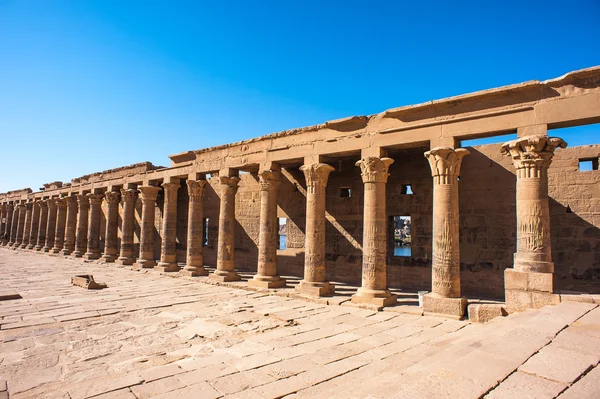 Temple of Isis from Philae (Agilkia Island in Lake Nasser) — Stock Photo, Image