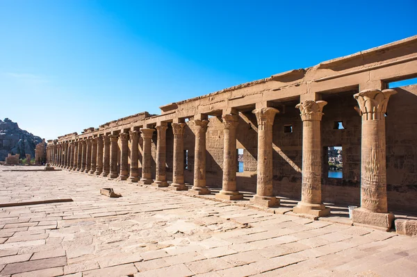 Temple of Isis from Philae (Agilkia Island in Lake Nasser) — Stock Photo, Image