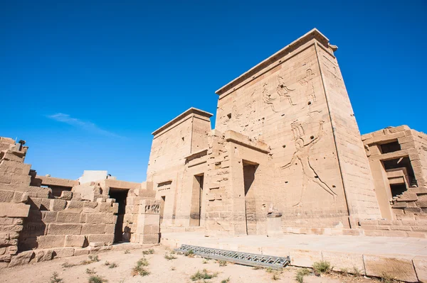 Temple of Isis from Philae (Agilkia Island in Lake Nasser) — Stock Photo, Image