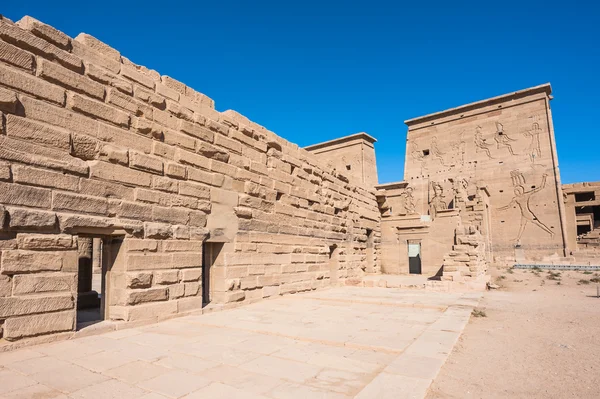 Temple of Isis from Philae (Agilkia Island in Lake Nasser) — Stock Photo, Image