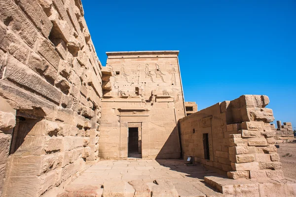 Temple of Isis from Philae (Agilkia Island in Lake Nasser) — Stock Photo, Image