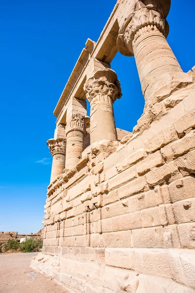 Temple of Isis a Philae (Agilkia sziget a Nasszer-tó) — Stock Fotó