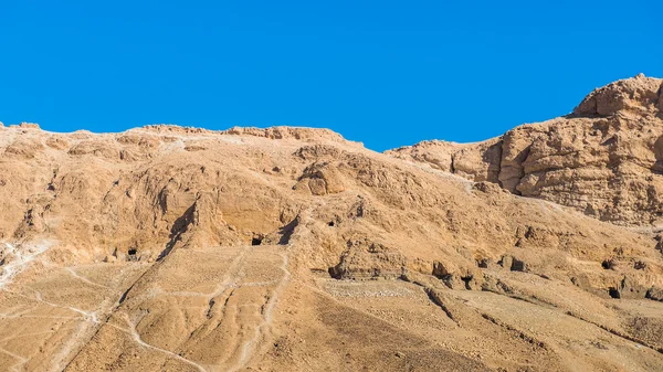 Part of the Mortuary temple of Hatshepsut, Western Bank of the Nile — Stock Photo, Image