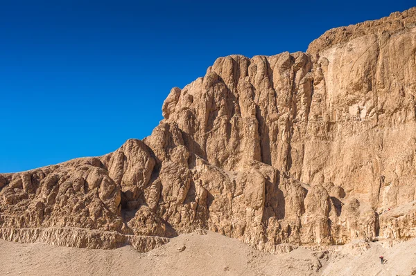 Part of the Mortuary temple of Hatshepsut, Western Bank of the Nile — Stock Photo, Image