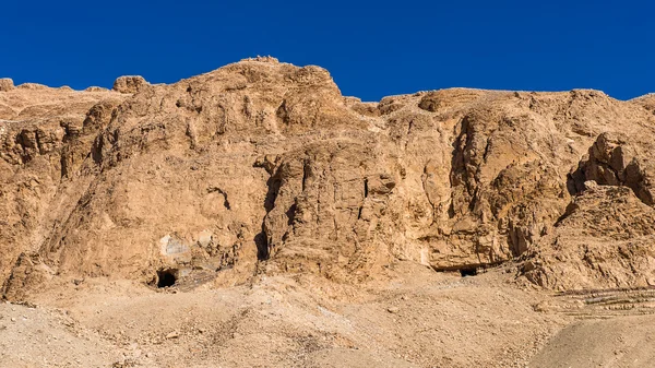 Parte del templo mortuorio de Hatshepsut, orilla occidental del Nilo —  Fotos de Stock