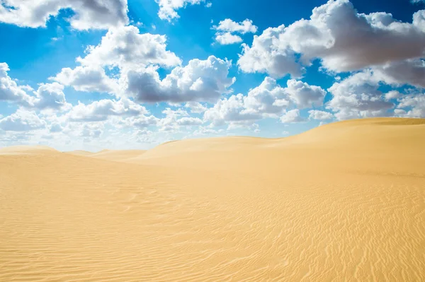 Schöne Sanddünen in der Sahara-Wüste, Ägypten — Stockfoto