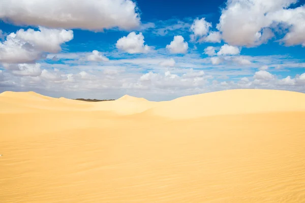 Belas dunas de areia no deserto do Saara, Egito — Fotografia de Stock