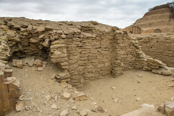 Piramide van Saqqara, Egypte — Stockfoto