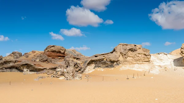 Westliche weiße Wüste Nationalpark von Ägypten — Stockfoto