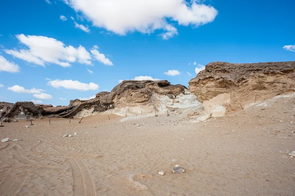 Západní bílé pouště národní Park Egypta — Stock fotografie