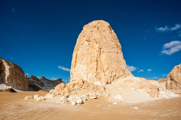 Western White Desert National Park i Egypten - Stock-foto