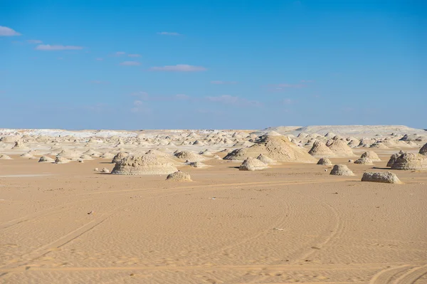 Západní bílé pouště národní Park Egypta — Stock fotografie