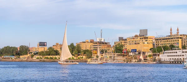 Aswan stad in Egypte — Stockfoto