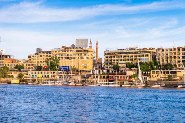 Aswan stad in Egypte — Stockfoto