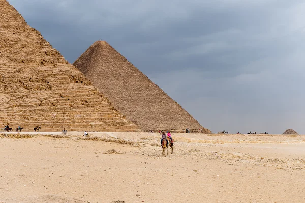 Necropoli di Giza, patrimonio mondiale dell'UNESCO — Foto Stock