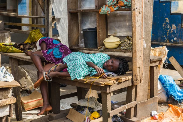 Real people in Ghana, Africa — Stock Photo, Image