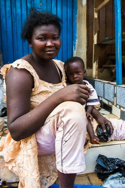 Real people in Ghana, Africa — Stock Photo, Image