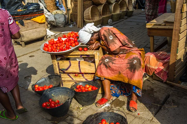 Real people in Ghana, Africa — Stock Photo, Image