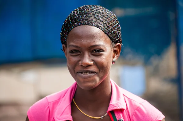 Personas reales en Ghana, África — Foto de Stock