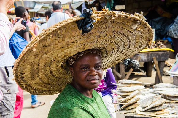 Les vraies personnes au Ghana, Afrique — Photo