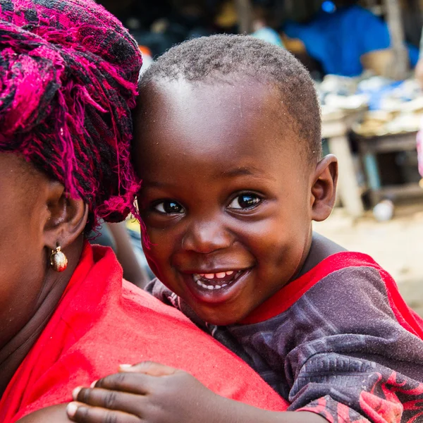 Les vraies personnes au Ghana, Afrique — Photo