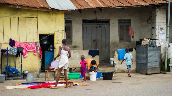 Real people in Ghana, Africa — Stock Photo, Image