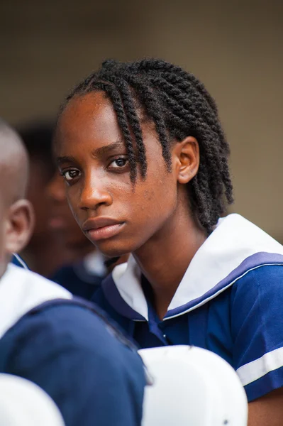 Personas reales en Ghana, África — Foto de Stock