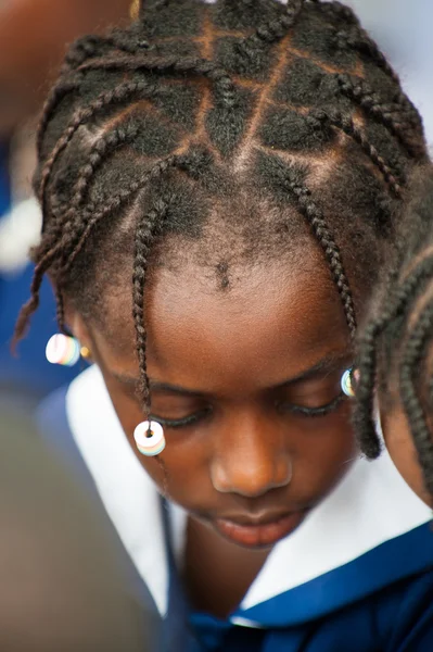 Les vraies personnes au Ghana, Afrique — Photo