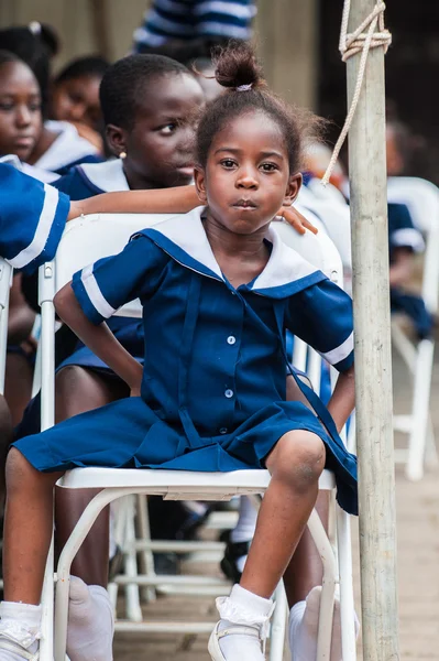 Les vraies personnes au Ghana, Afrique — Photo