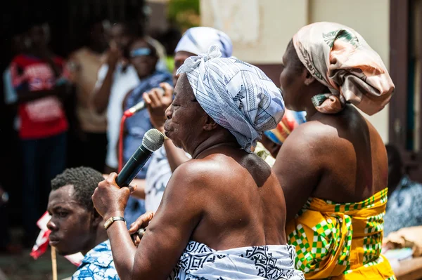 Echte menschen in ghana, afrika — Stockfoto
