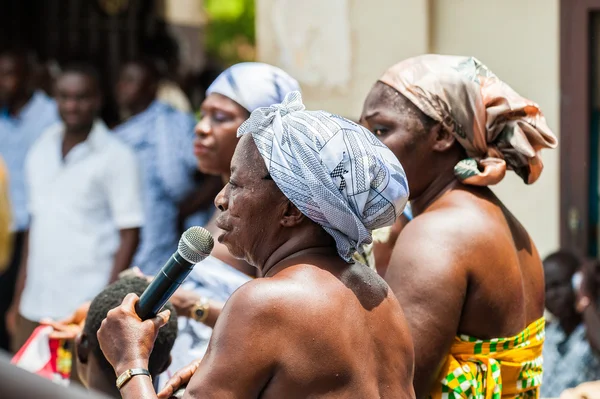 Persone reali in Ghana, Africa — Foto Stock