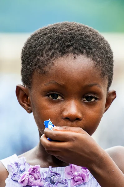 Personas reales en Ghana, África — Foto de Stock