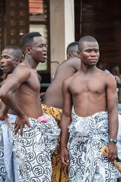 Personas reales en Ghana, África — Foto de Stock