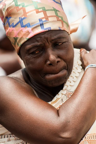 Prawdziwi ludzie w Ghana, Afryka — Zdjęcie stockowe
