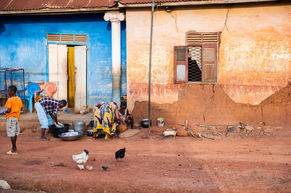 アフリカ ・ ガーナに実質の人々 — ストック写真