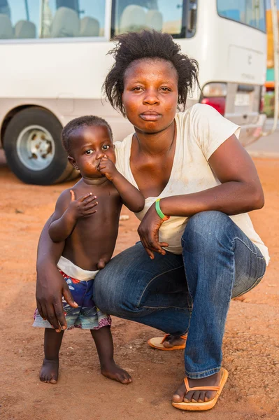 アフリカ ・ ガーナに実質の人々 — ストック写真