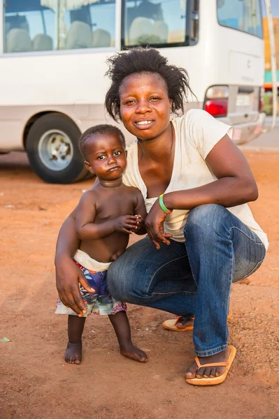 Gerçek insanlar Gana, Afrika — Stok fotoğraf