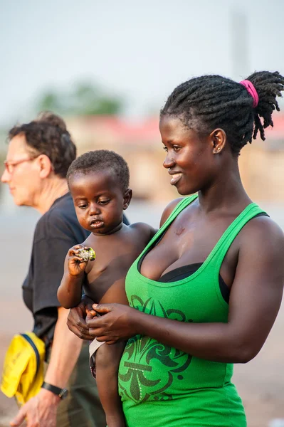 Personas reales en Ghana, África — Foto de Stock