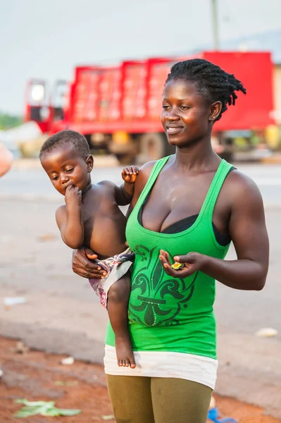 Real people in Ghana, Africa — Stock Photo, Image