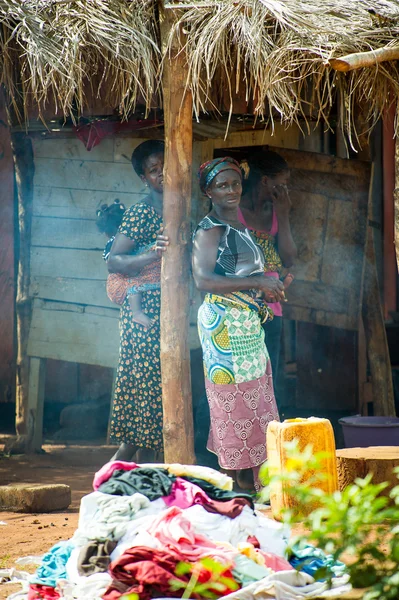 Skuteční lidé v Ghaně, Afrika — Stock fotografie