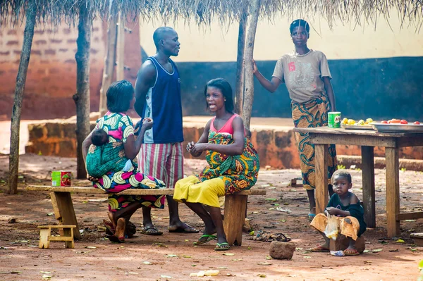 Pessoas reais em Gana, África — Fotografia de Stock