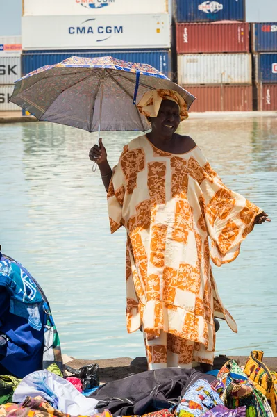 Real people in Gambia, Africa — Stock Photo, Image