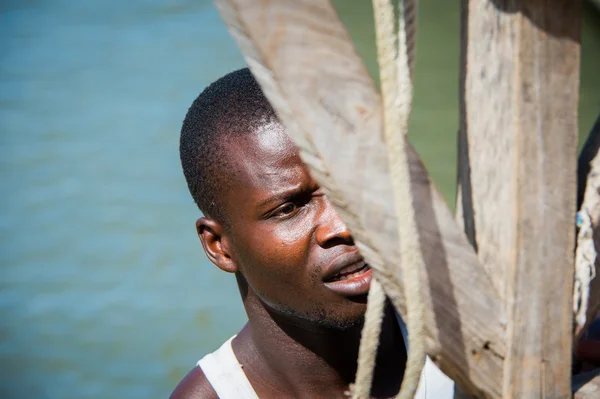 Real people in Gambia, Africa — Stock Photo, Image