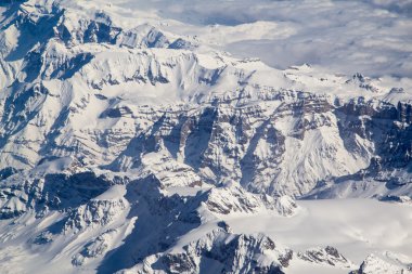 Swiss Alpine mountians güzel Panoraması