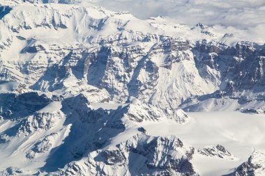 Swiss Alpine mountians güzel Panoraması