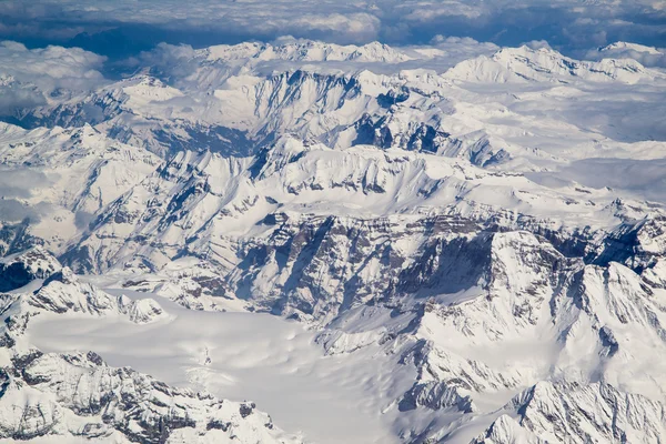 Swiss Alpine mountians güzel Panoraması — Stok fotoğraf