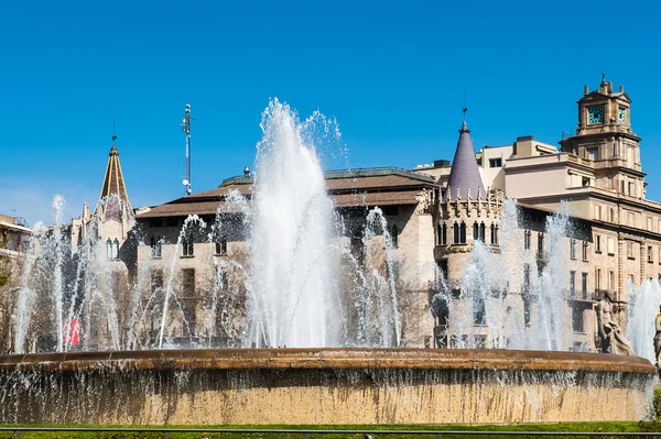 Építészet, barcelona, Spanyolország — Stock Fotó