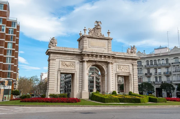 Architecture of Valencia, Basque Country, Spain — Stock Photo, Image