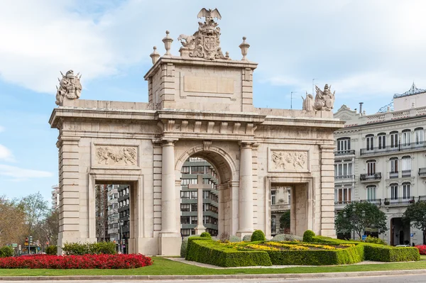 Architecture of Valencia, Basque Country, Spain — Stock Photo, Image